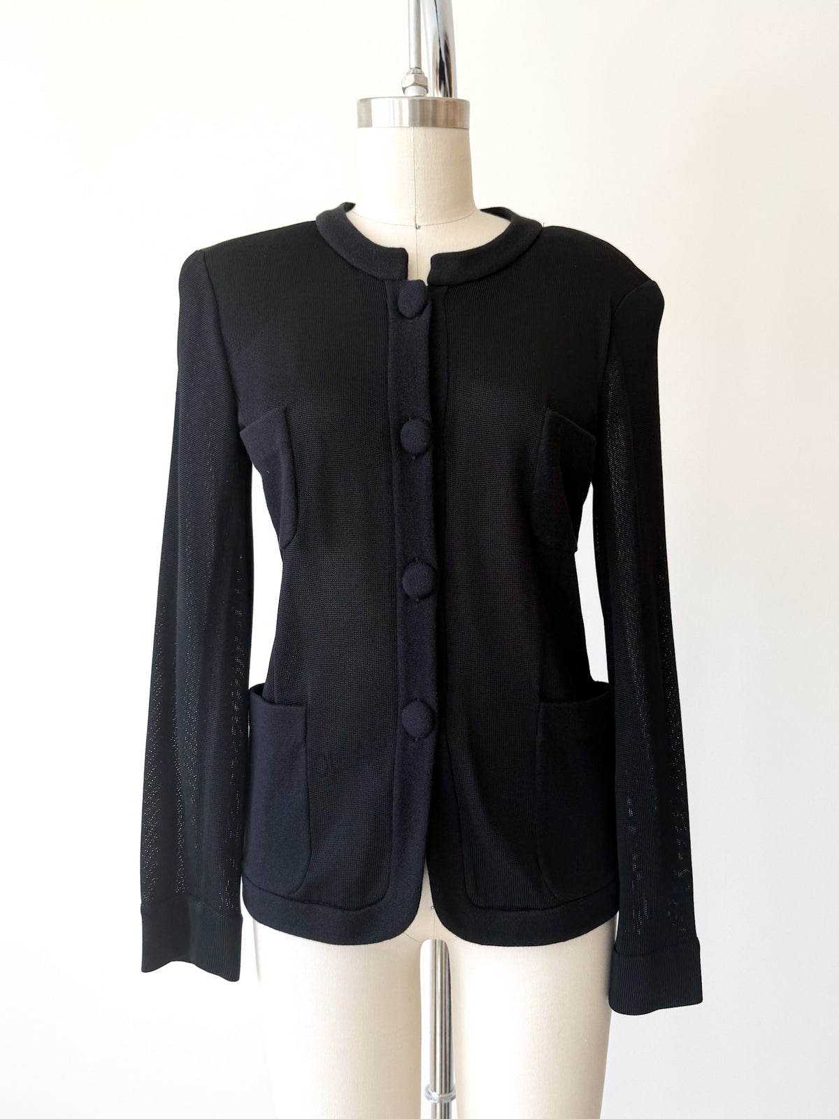 Emporio Armani 1990's Minimalist Cardigan – Carny Couture