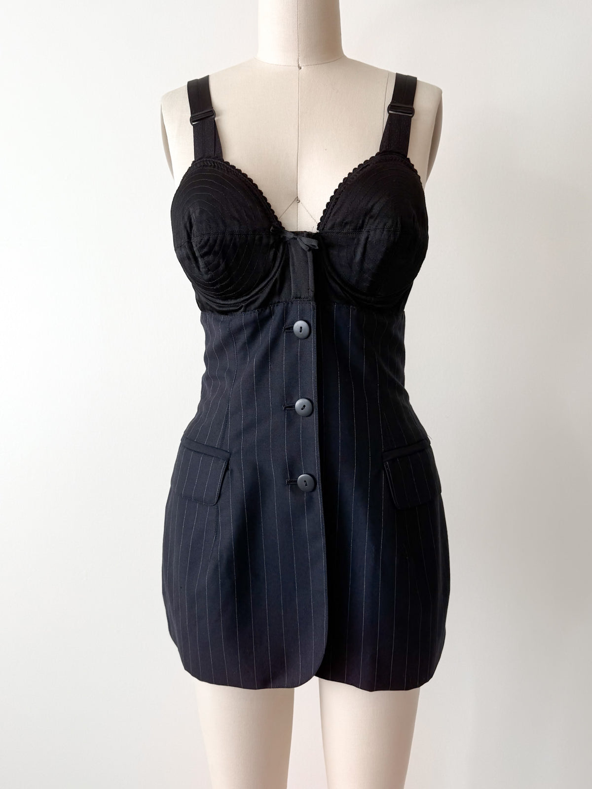 1990's Jean Paul Gaultier Corset Bra Dress – Carny Couture