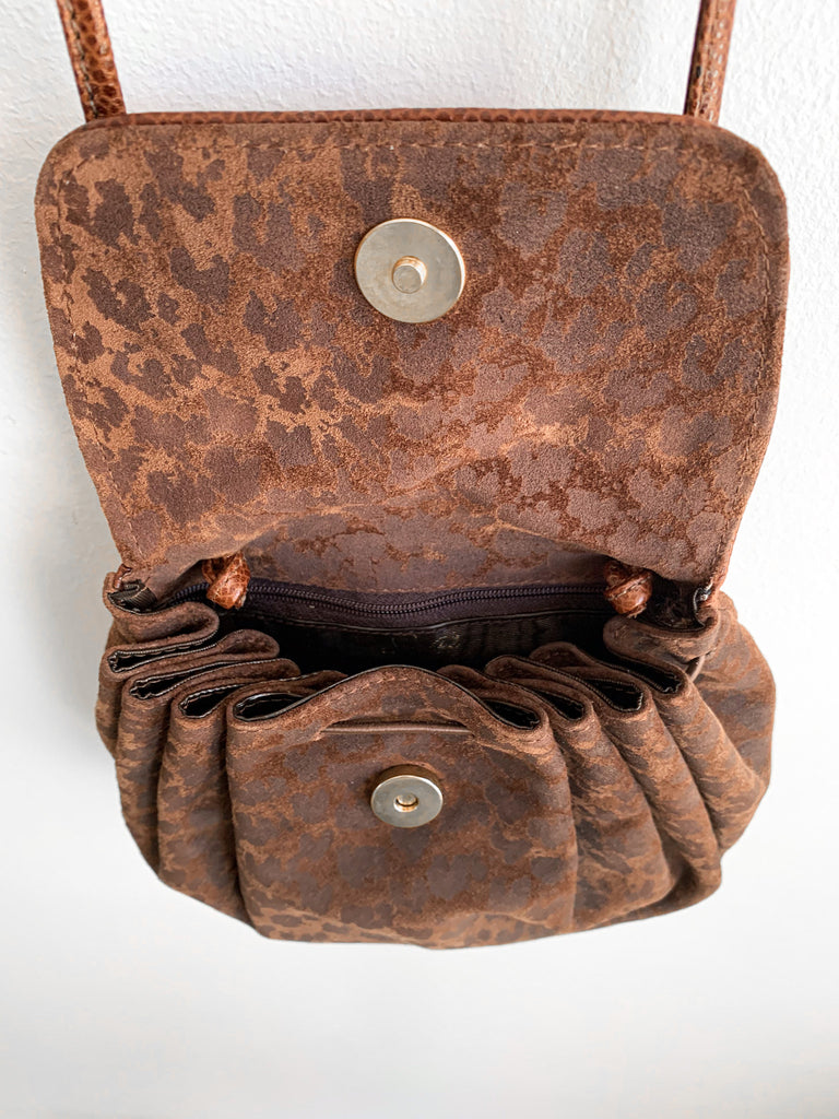 Cordova Leather & Suede Crossbody Bag - Vintage Two-Tone – Urban-Equestrian