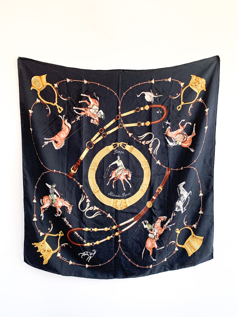 Hermès Pampa Silk Scarf 90 – Carny Couture