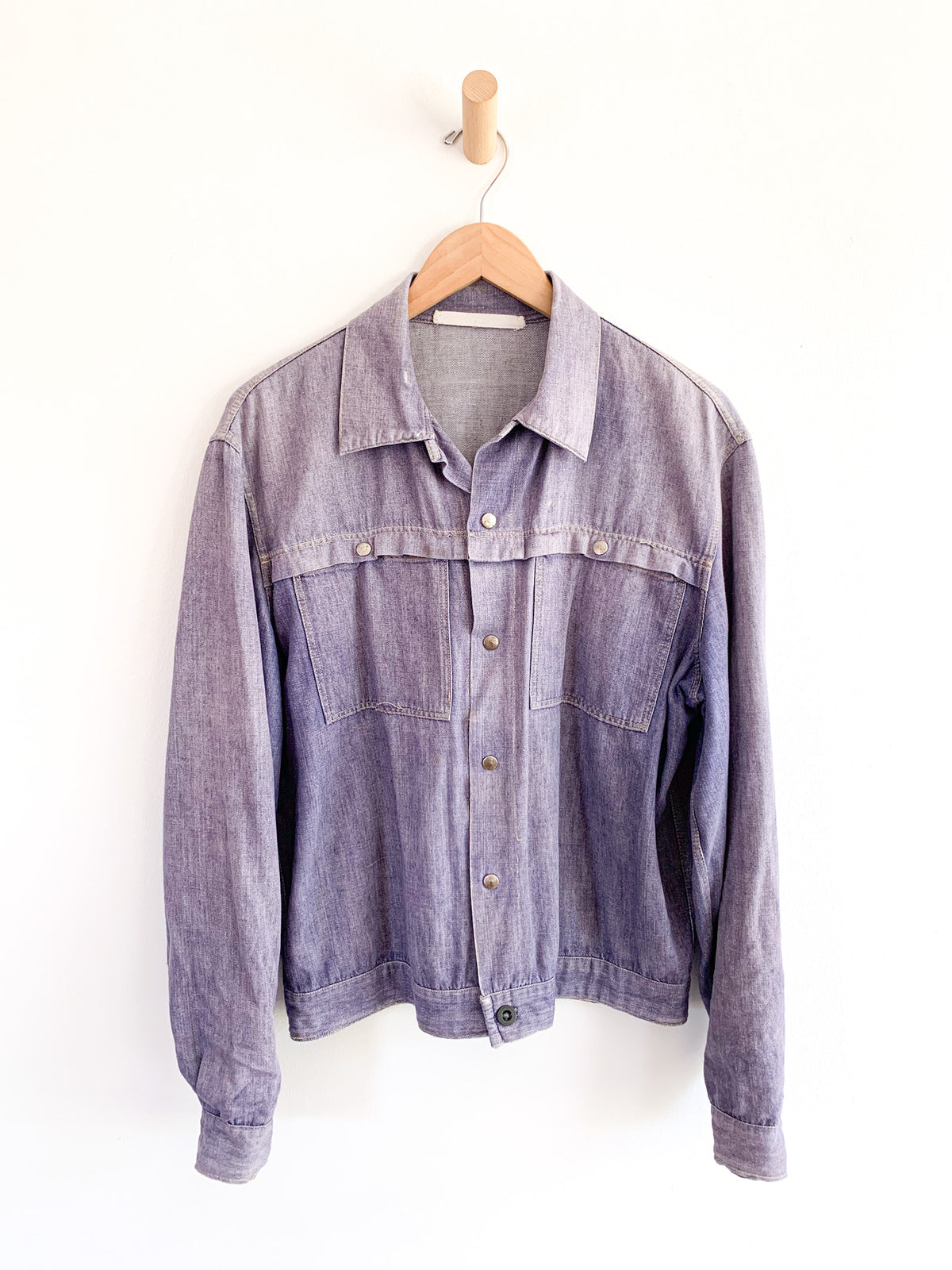 Spring Denim Faded Jacket – Carny Couture