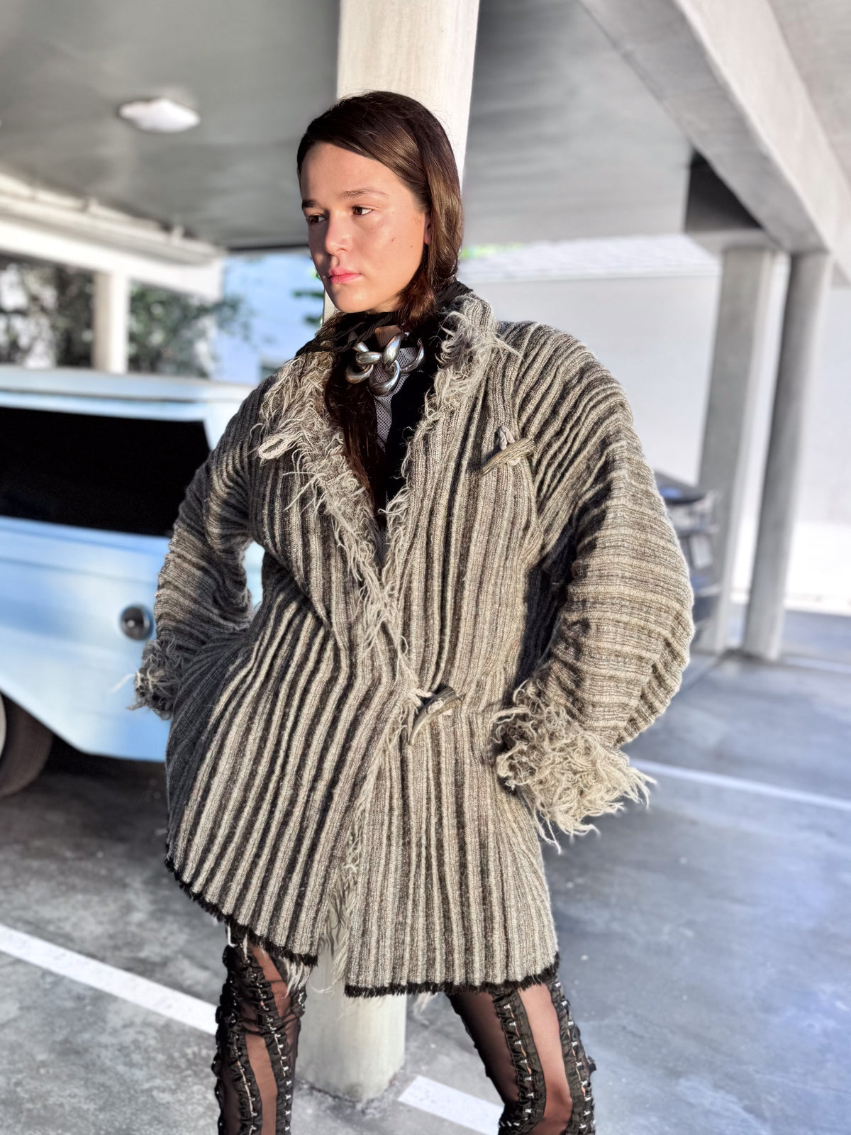 ISSEY MIYAKE グレー トレーナー IsseyMiyakePermanente_TG_9672_