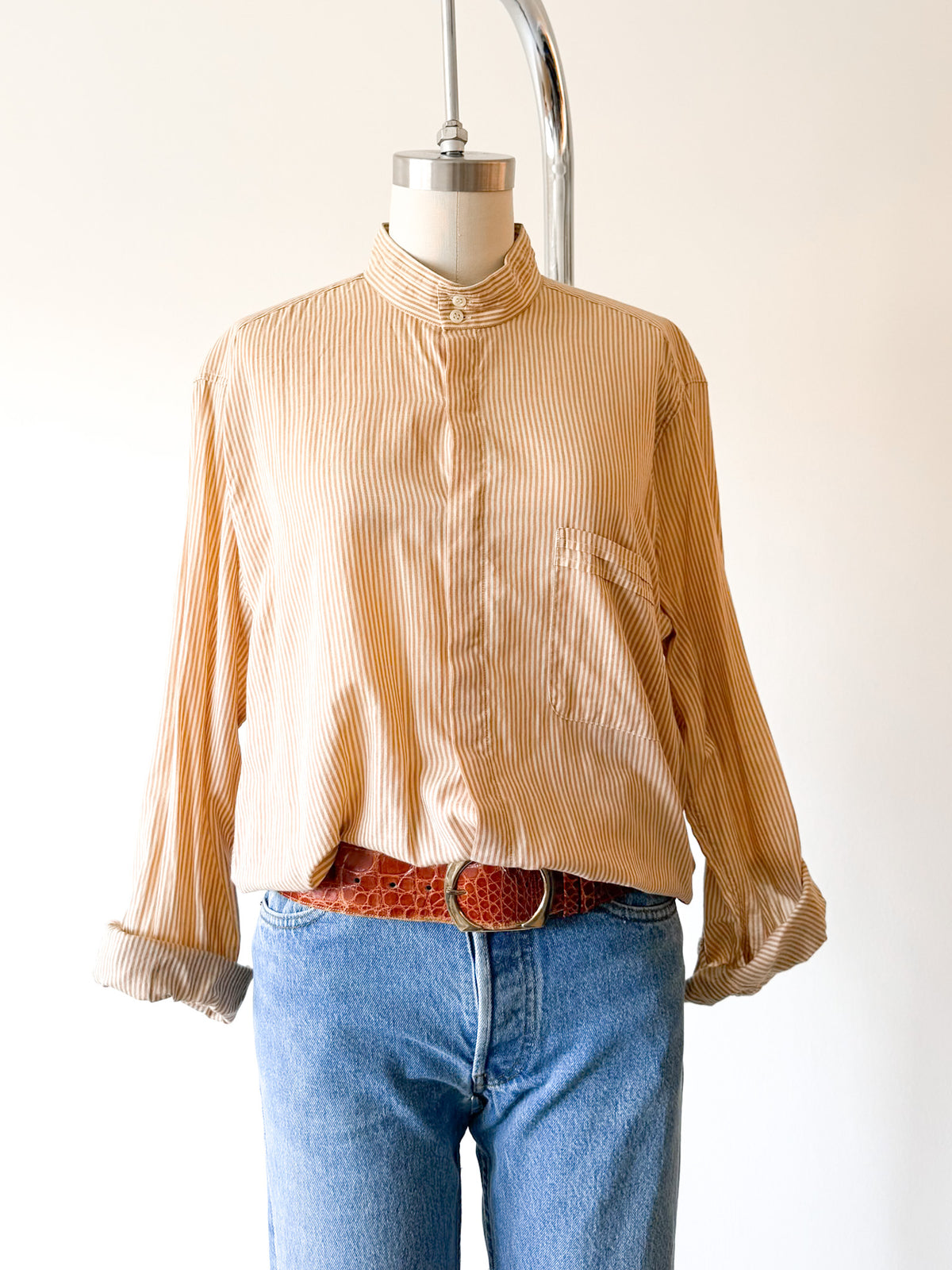 人文 C.O.B. Italian Collar Shirt 人文 C.O.B. Italian Collar Shirt 人文 C.O.B. Italian Collar Shirt