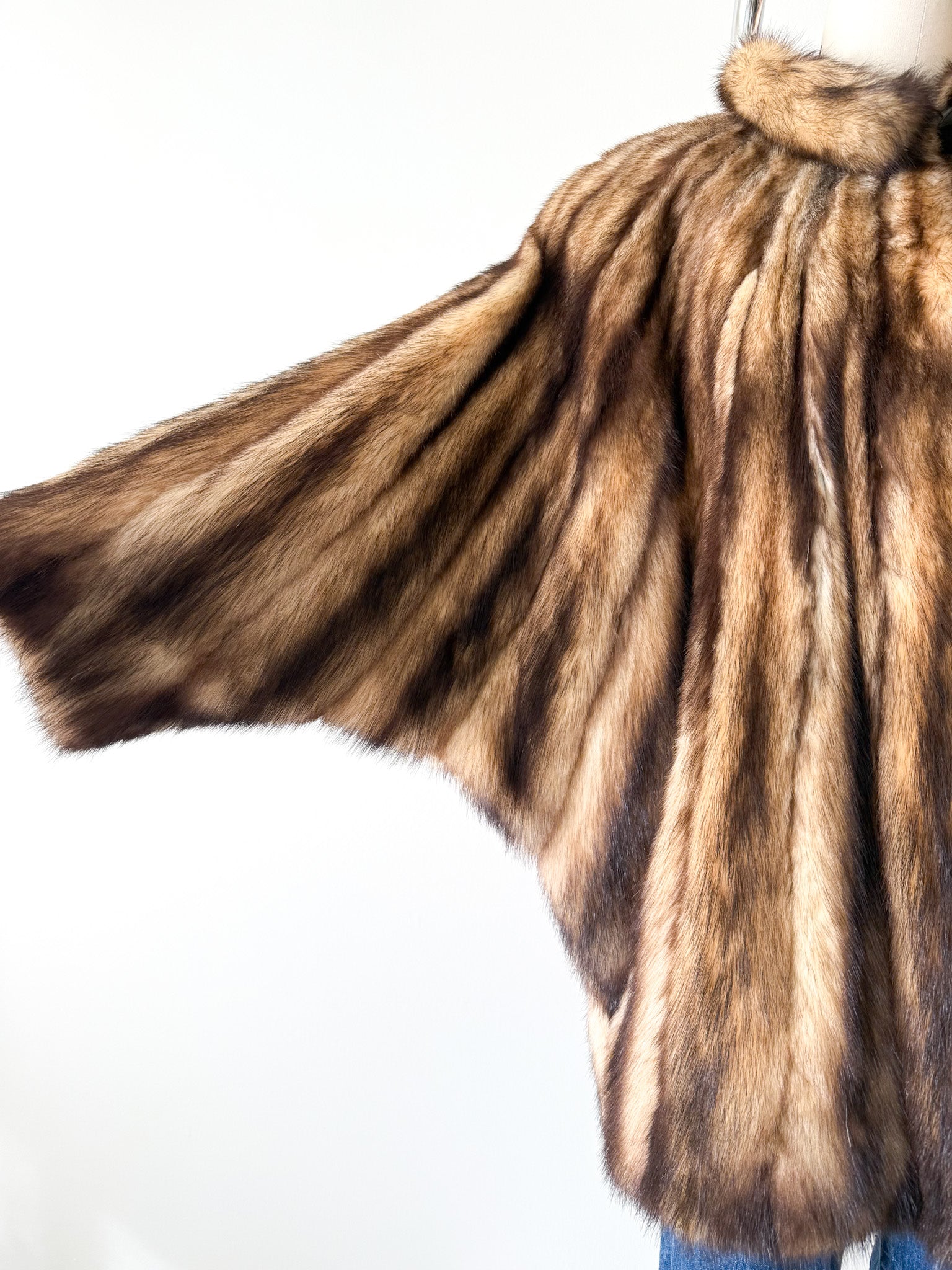 Luxe Spanish Mink Dolman Sleeve Coat – Carny Couture