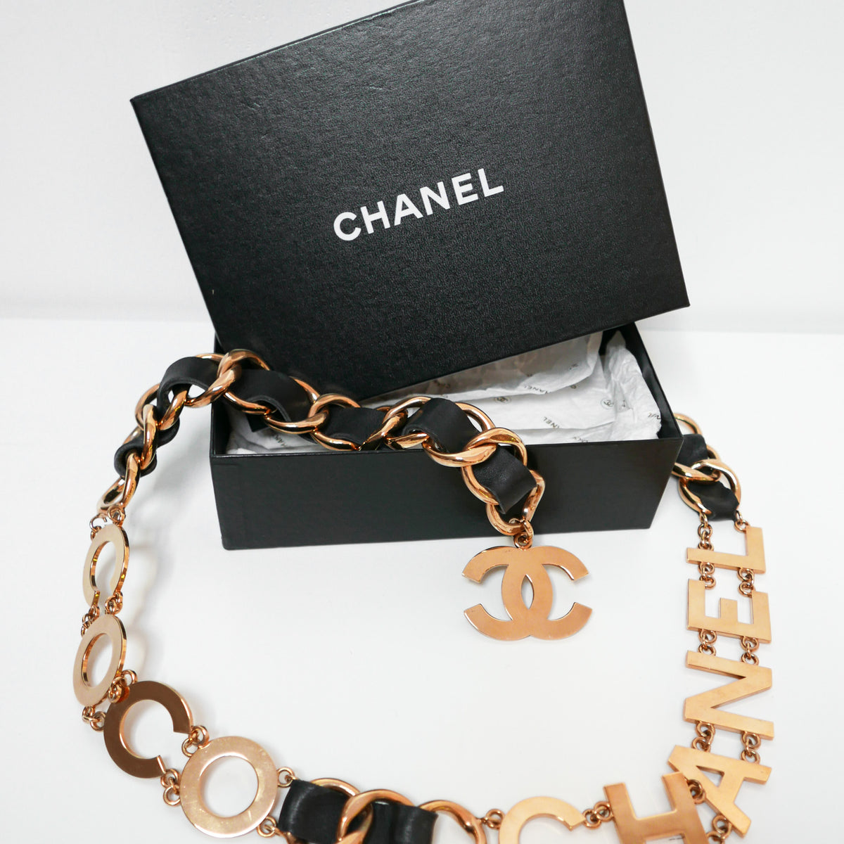 Chanel  Gold Chain 31 Rue Cambon Medallion Charm Belt  VSP Consignment