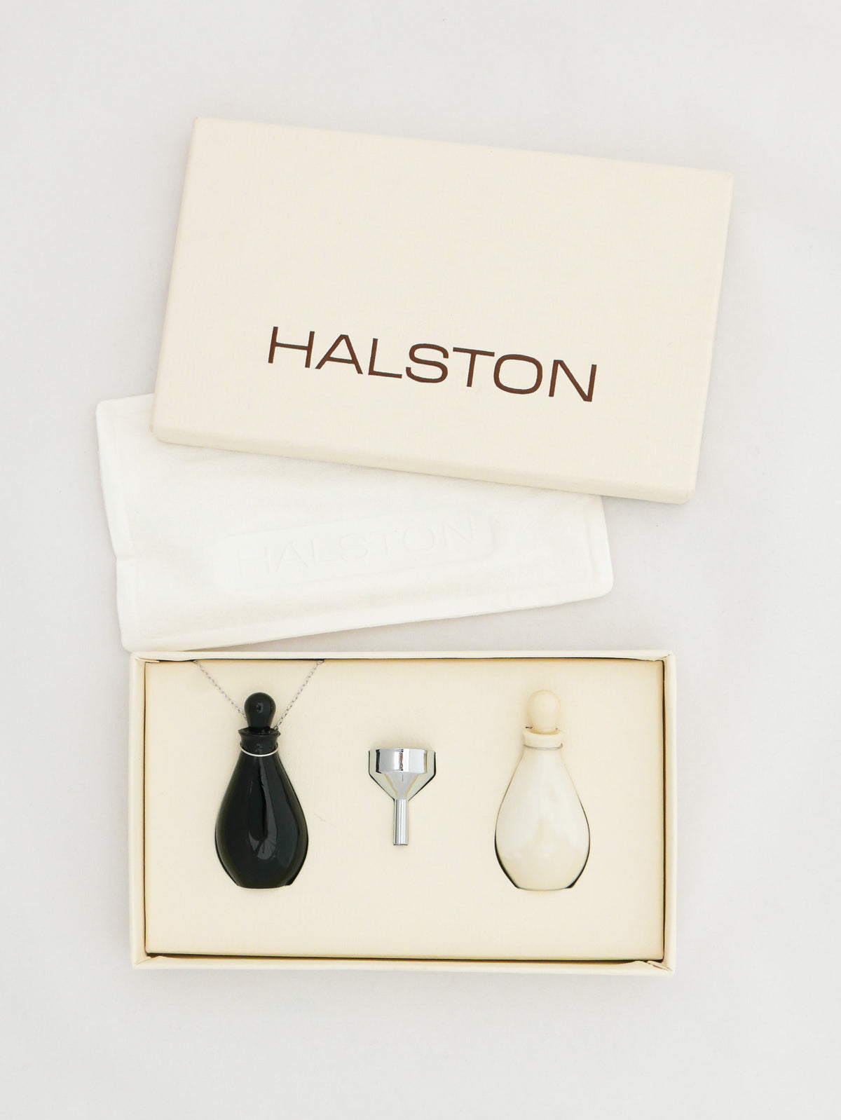 Elsa Peretti Designed Halston Perfume Vial Set – Carny Couture