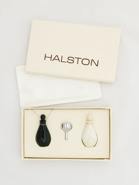 Elsa Peretti Designed Halston Perfume Vial Set – Carny Couture