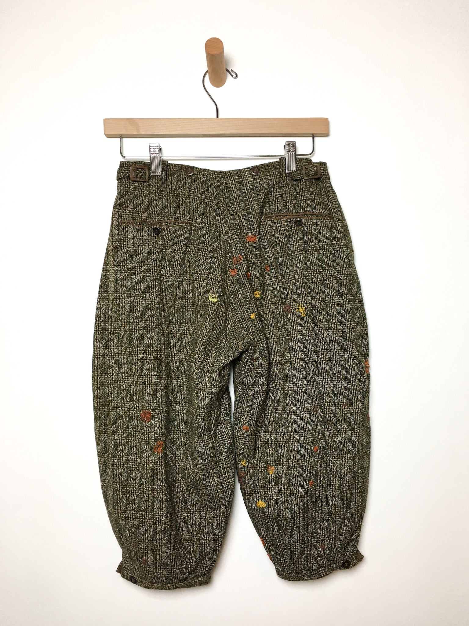 1920's Hand Darned Woolen Knickers Carny Couture