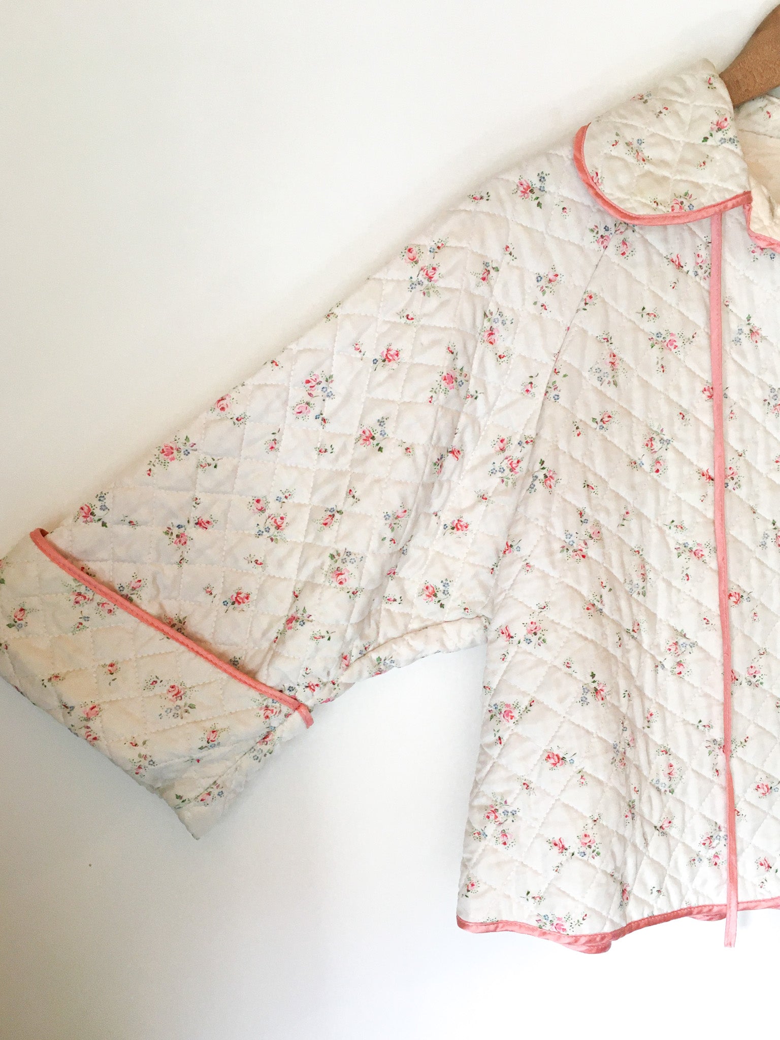 Pink Floral Quilted Jacket Carny Couture