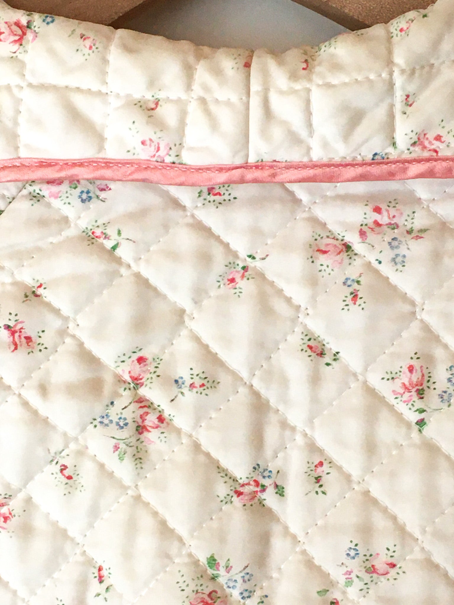 Pink Floral Quilted Jacket Carny Couture