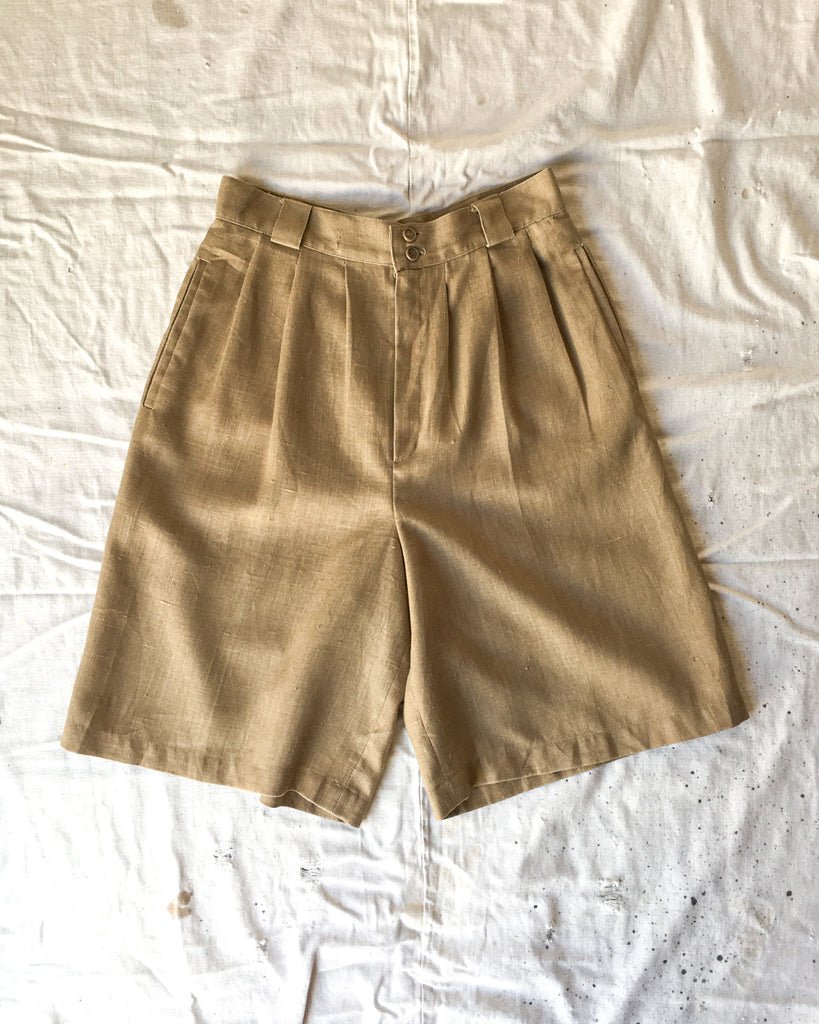 Giorgio Sant’Angelo Linen Shorts – Carny Couture