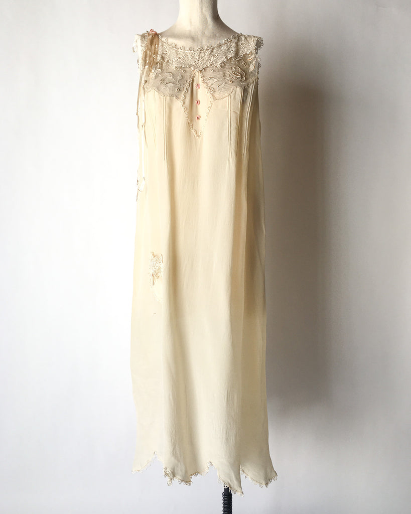 Silk & Lace Slip Dress – Carny Couture