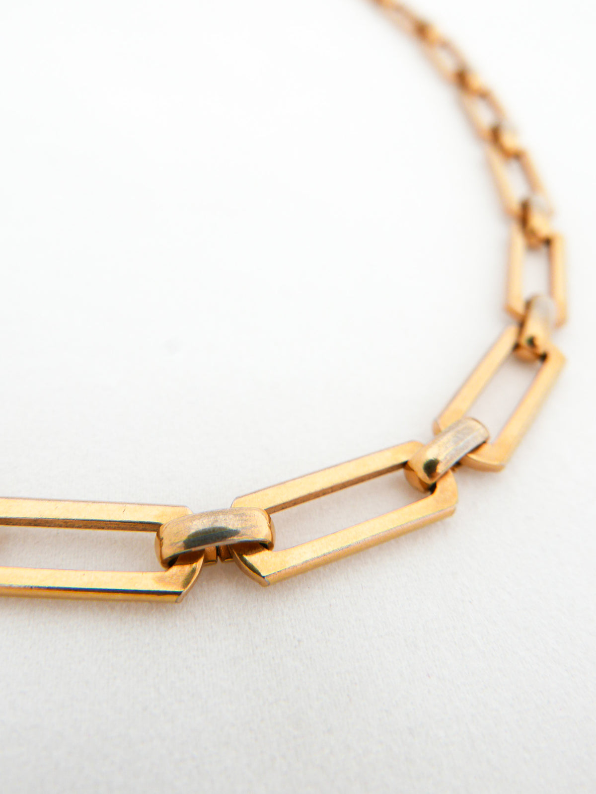 Monet gold chain link necklace shop