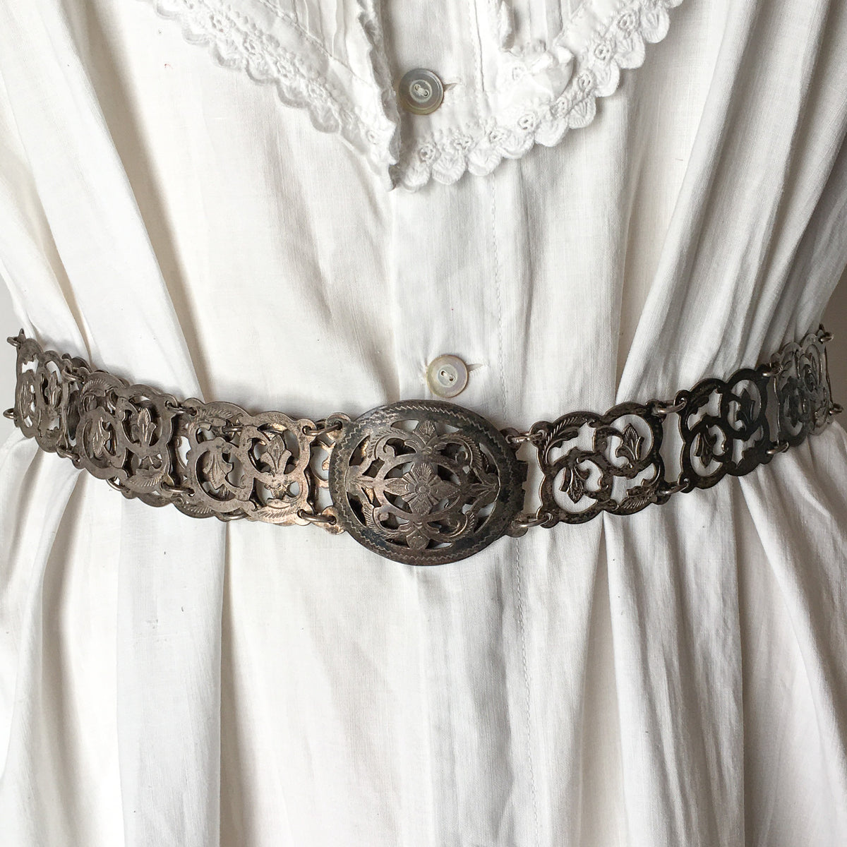 Solid Sterling Silver Siam Belt Siamese Mekkala Handmade 33\