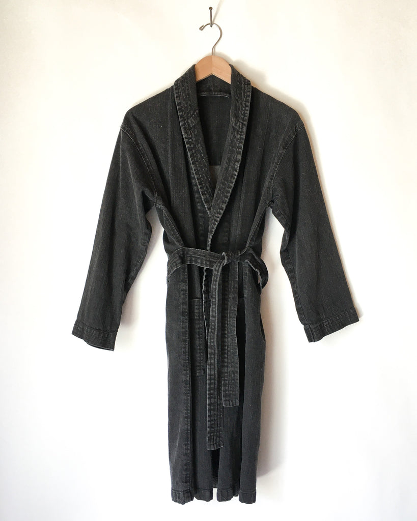 Black Denim Trench – Carny Couture