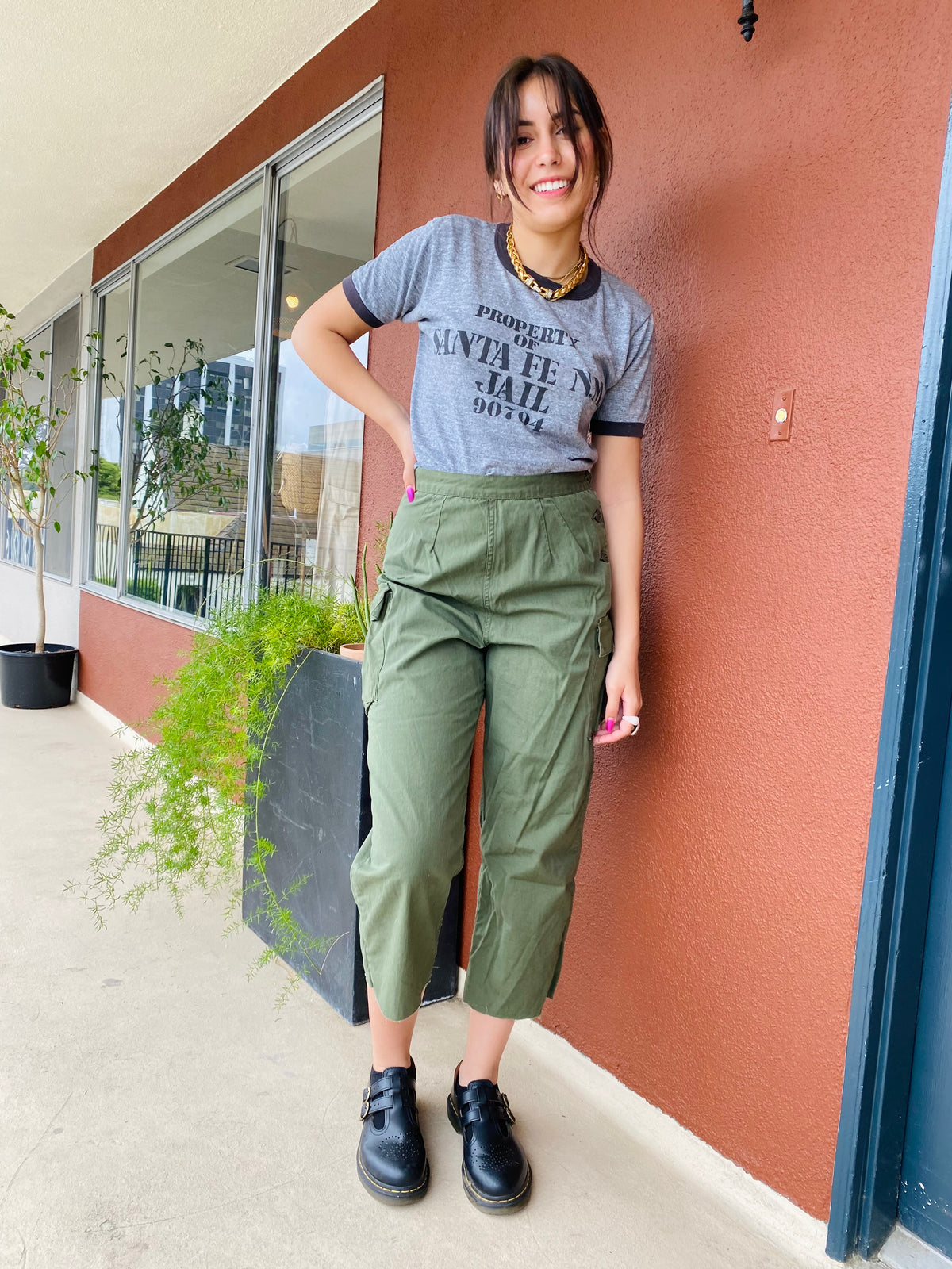 kaoyorinakami DECO NYLON CARGO PANTS｜ファッション
