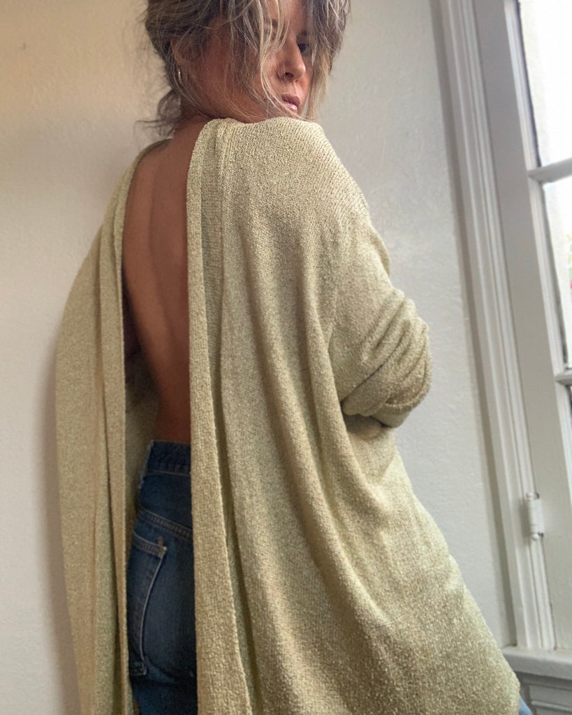 Rayon Cardigan Celery Rayon Cardigan – Carny Couture