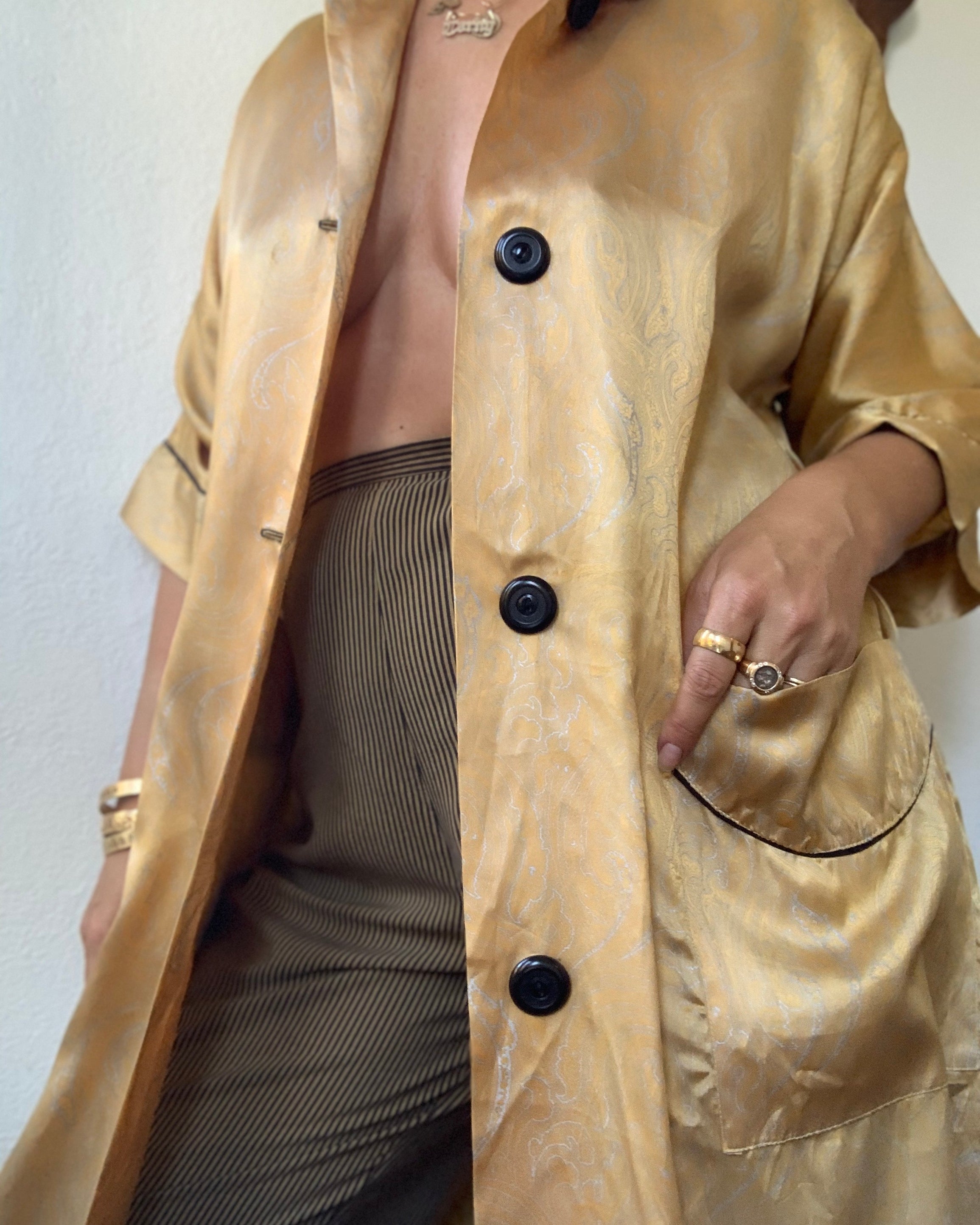 Gold Robe/Duster – Carny Couture