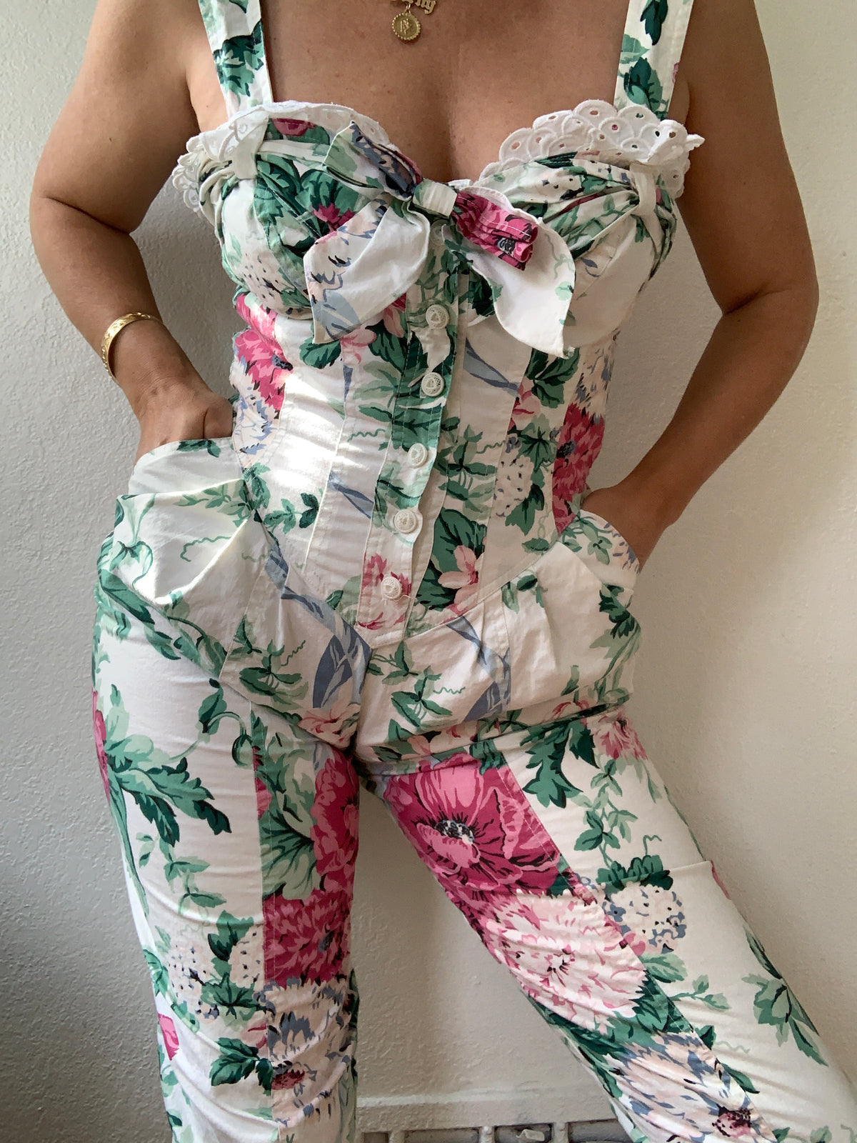 theVirgins original flower romper ロンパース theVirgins original flower romper ロンパース レディース